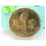 Super bowl proof coin