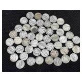 Silver Dimes Collection 121.8g