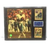 Warren moon framed plaque