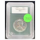 1963 Silver Half Dollar Proof Cased