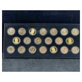 Presidential Dollars In Cases With Proofs