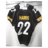 Harris autographed football jersey
