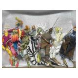 8 Cirque Du Soleil figurines dolls 9 in tall,