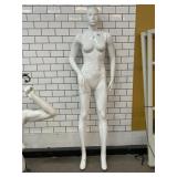 6ft tall white woman mannequin w/some scuffs, see