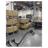 Double rod industrial garment rack- ent020316