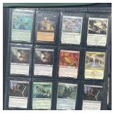 Magic the gathering cards in album