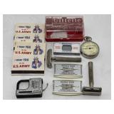 Vtg Gillette razors & blades, Langley Fisherman