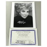 Elizabeth Taylor Signed 8x10 Photo w/ COA