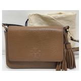 Tory Burch Thea Flap Brown Crossbody Bag w/ Dust