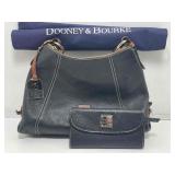 Dooney & Bourke Small East/West Slouch Black w/