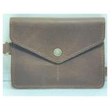New Portland Leather Goods Brown Envelope