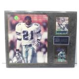 Deion sanders framed plaque