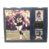 Junior seau framed plaque