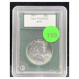 1961 Silver Half Dollar Proof Cased