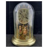 Vtg Junghans Quartz dome anniversary clock, hand