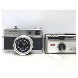 Minolta Autopak 700 & Kodak Instamatic 100 35mm