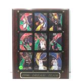 1996 Olympic dream team framed plaque
