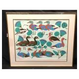Margot Johnson Signed LE Lithograph w/