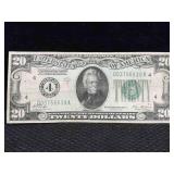 $20 Gold Note 1928 Us Currency