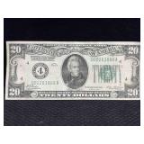 $20 Gold Note 1928 Series Us Currency