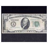 $10 Gold Note 1928 Series Us Currency