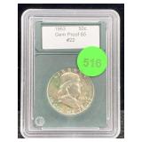 1963 Silver Franklin Half Dollar Proof Cased