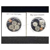2 Sets Mint Mini Coins