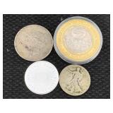 Silver Coin Collection , Peace , Half , 1/2 Oz Si
