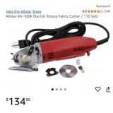 All star AS-100k electric rotary fabric cutter -