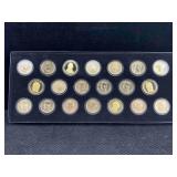 Presidential Dollars In Cases With Proofs