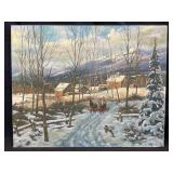 Andrew Berrick Original Signed 24x30 Painting On