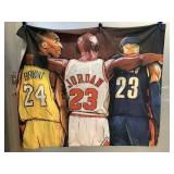 Jordan Kobe James basketball felt