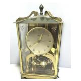 Vtg Schatz German Brass 400 Day Anniversary Clock