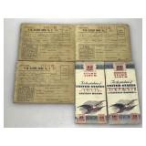 US War Ration & War and Defense Stamp Books.