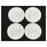 4-1/2 Oz 999 Silver Rounds Sunshine Mint