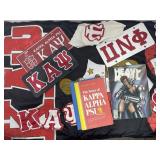 Kappa fraternity cut patches, books, license