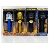 4 NIB Star Wars Giant Pez Dispensers
