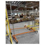 (1) heavy duty costume garment rack - ent020316