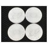 4-1/2 Oz 999 Silver Rounds Sunshine Mint