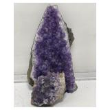 Amethyst Crystal Clusters Largest 6.5x3.5 in Vtg