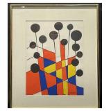 Alexander Calder Lithograph on Paper. Balloons