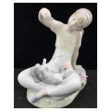 Lladro figurine Play Time With Petals porcelain 6