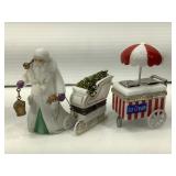 2 PHB trinket box Santa w/sleigh & Ice Cream