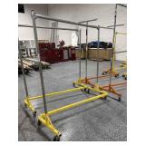 (1) Industrial costume garment rack.-ENT020316