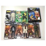 Action figures, Marvel, The Falcon, Sinestro,