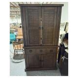 Pier 1 dark wood  entertainment cabinet
