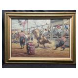 Andrew Berrick Original Signed 32x44 Painting On