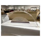 Open box arched table top displays