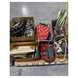 Collection of home items, including bakeware,