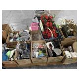 Collection of home, decor items, including